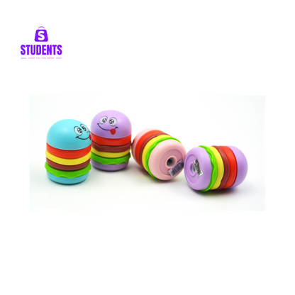 Fast Food Burger Sharpner and Eraser Set