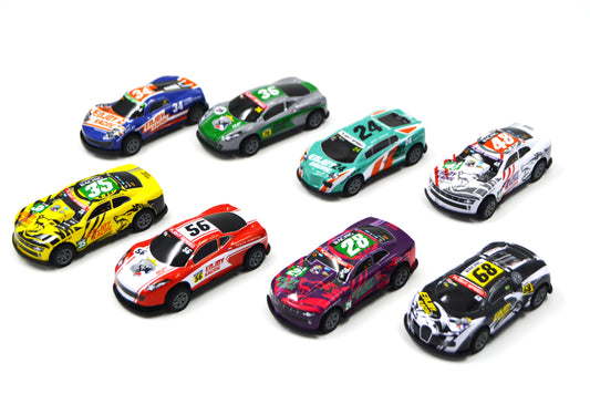 Flips Pull Back Car Die Cast Car Toys for 3-6 Year Old Boys