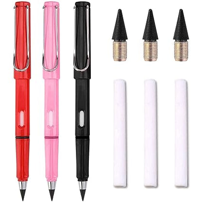 Everlasting Magic Lead Pencil with Long Eraser inside and Extra Lead HB