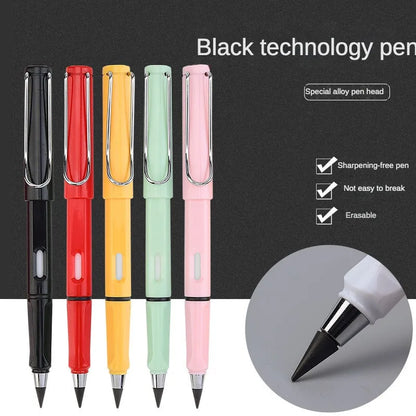 Everlasting Magic Lead Pencil with Long Eraser inside and Extra Lead HB